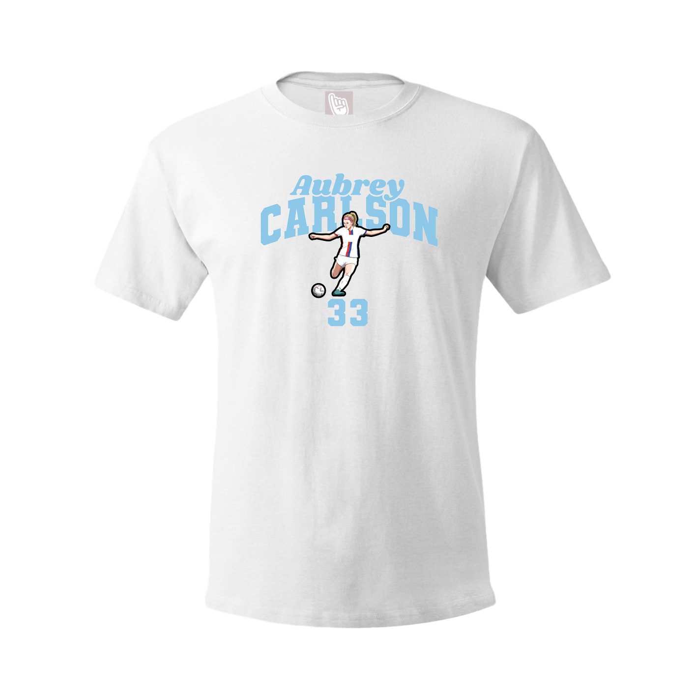 Youth Tee — Signature Arch in White
