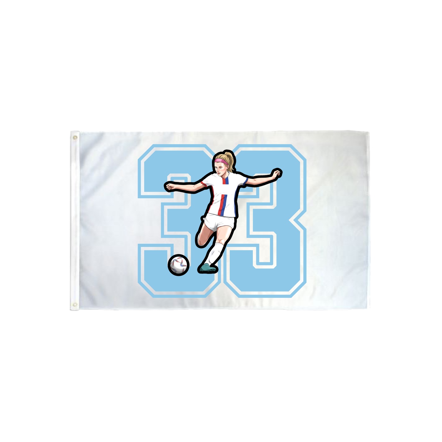 3x5 Flag — Number in Classic