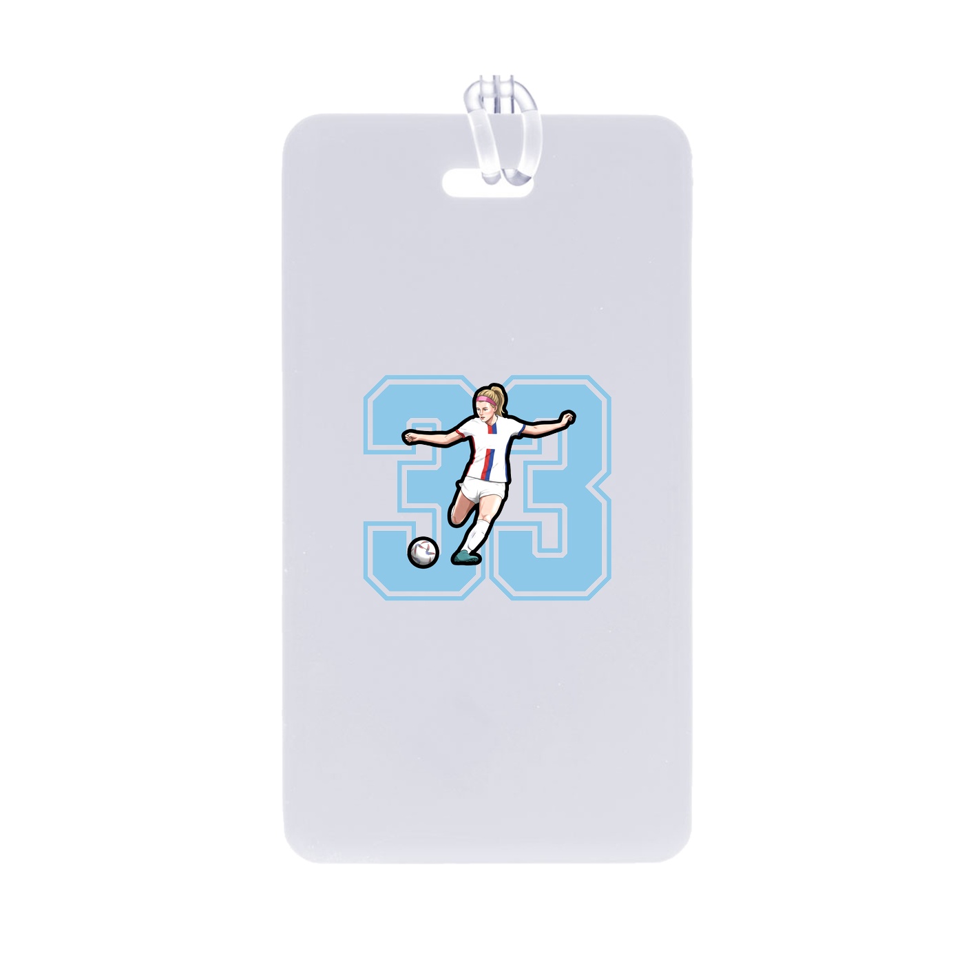 Bag Tag — Number in Classic