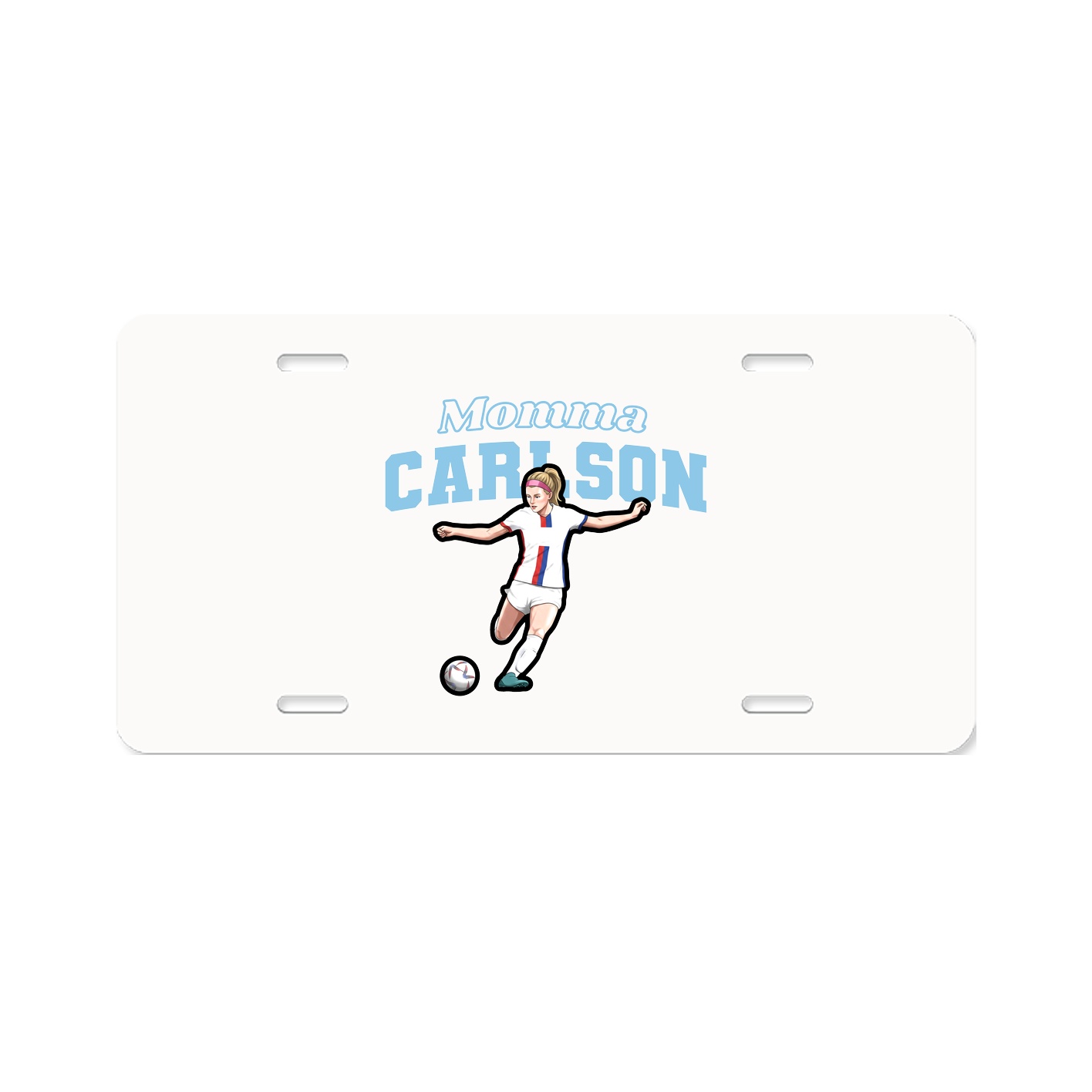 License Plate — Mothers Day Block in Classic