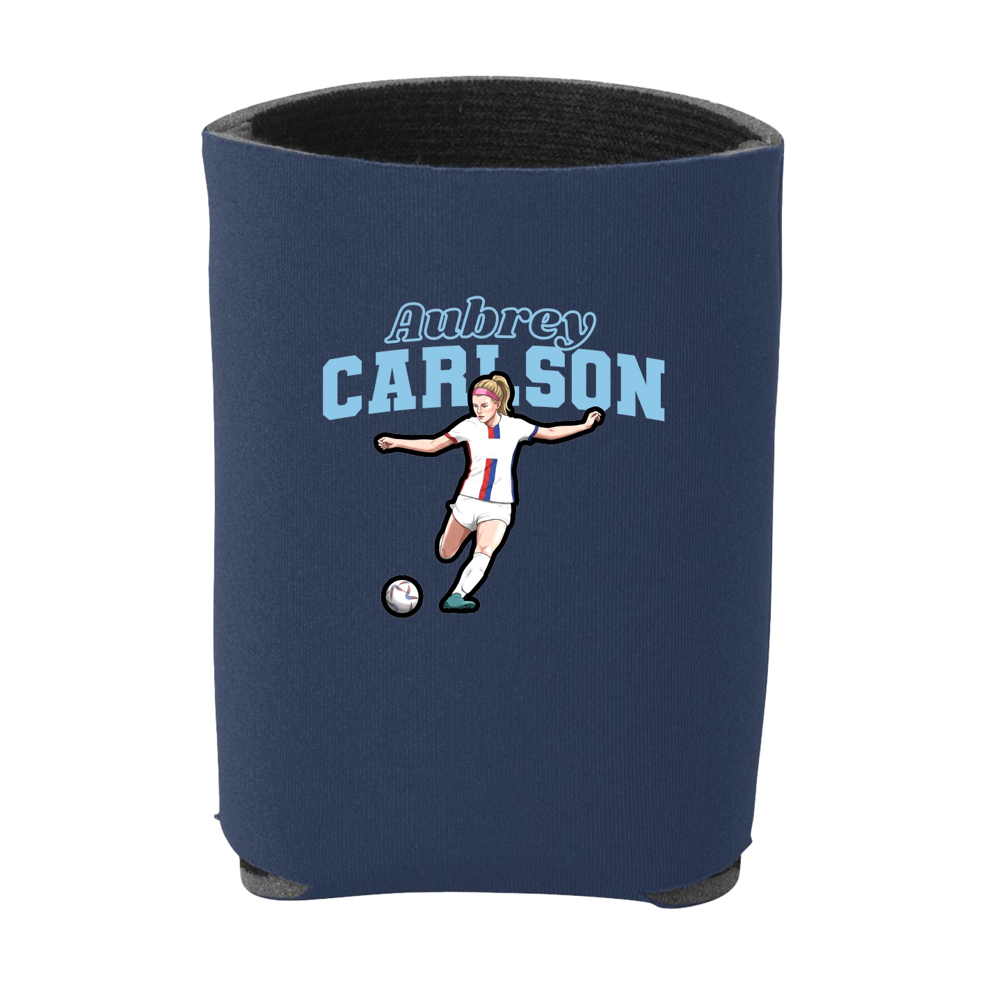 Can Holder — Name Arch in Navy
