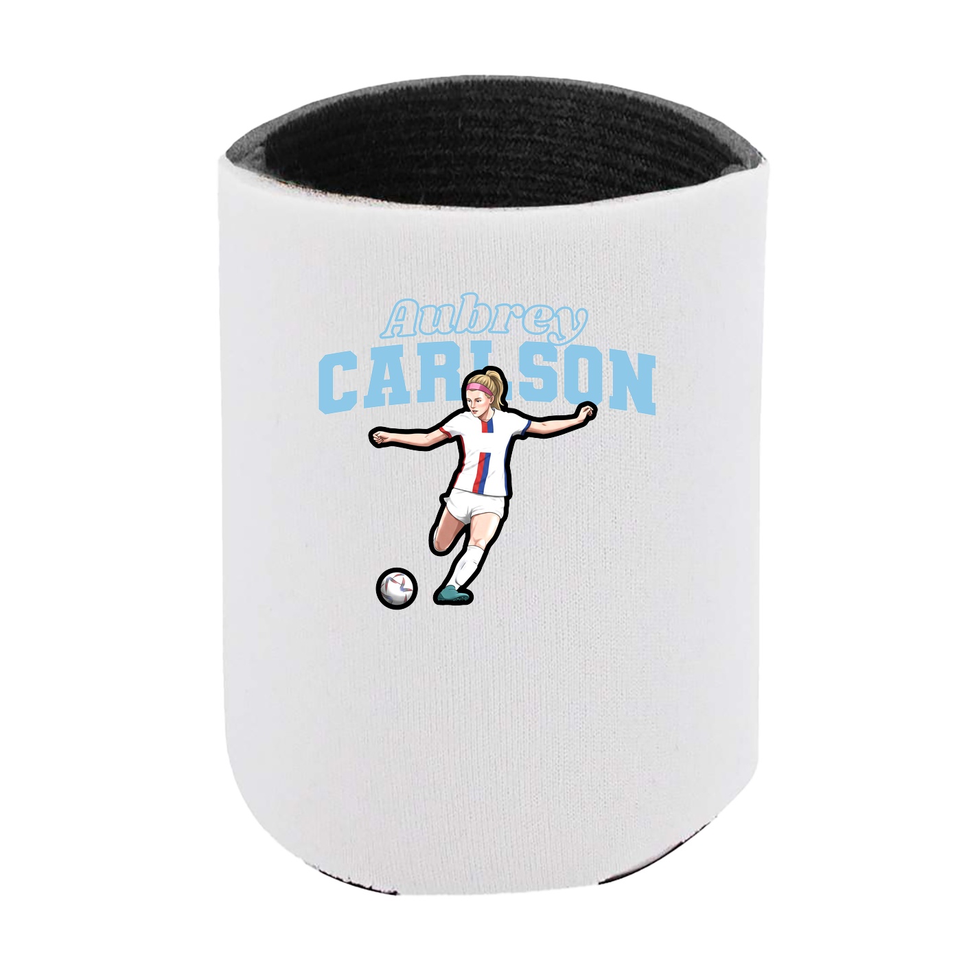 Can Holder — Name Arch in White