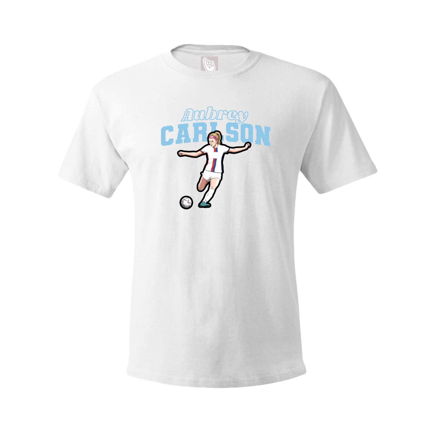 Tee — Name Arch in White