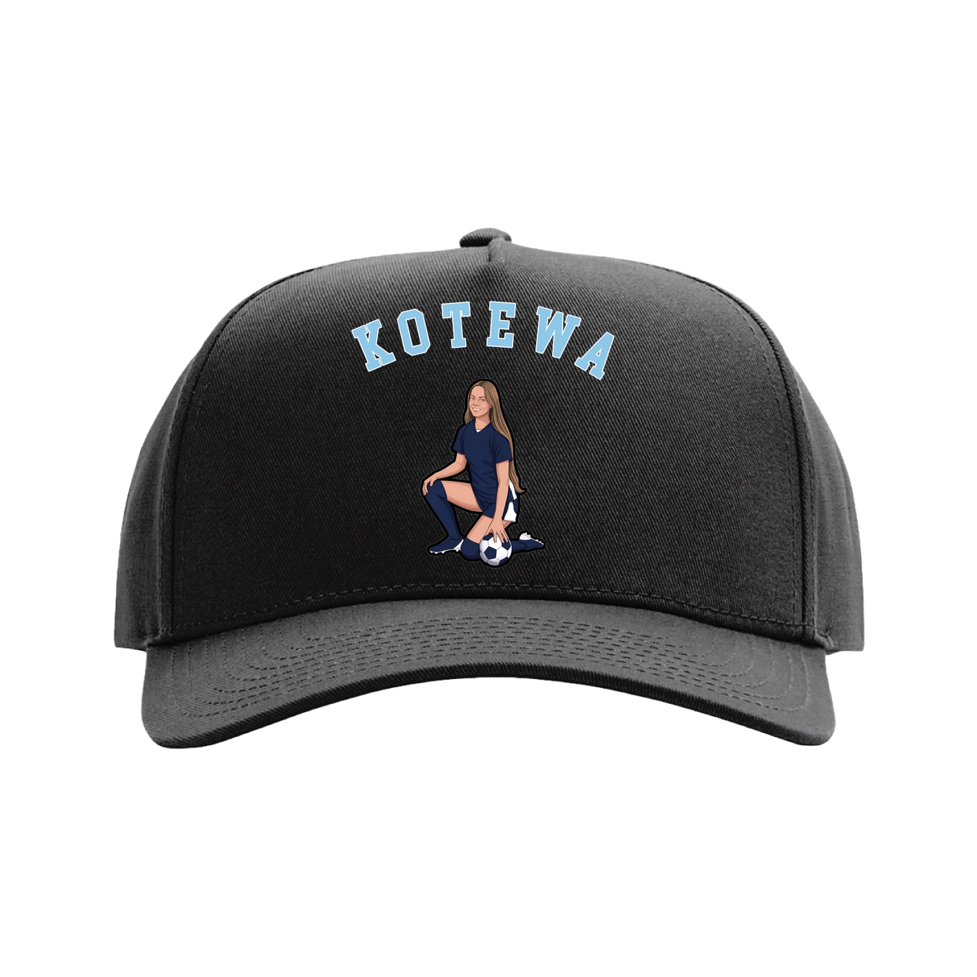 Full Fabric Five-Panel Champ Cap