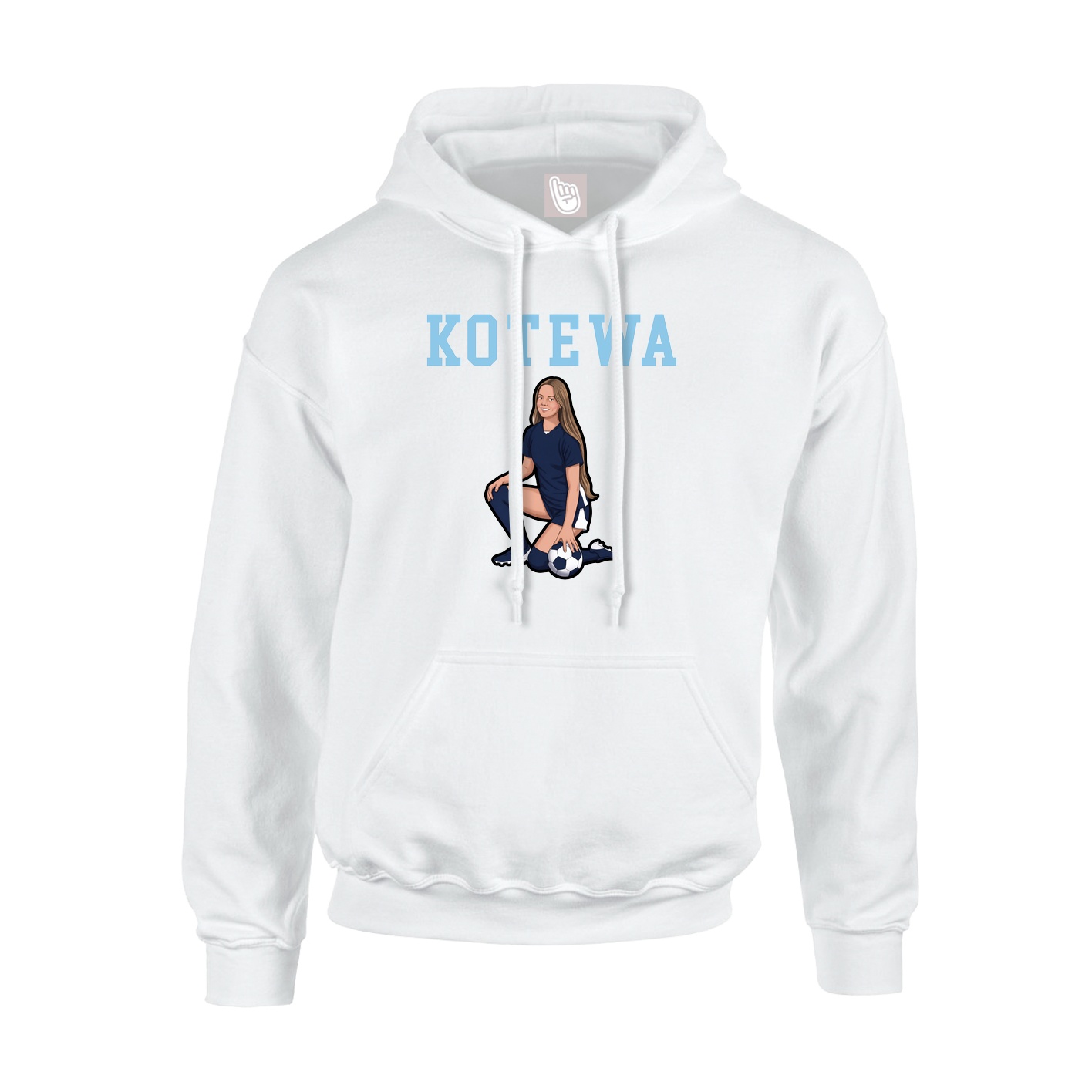 Youth Hoodie — Shirsey in White