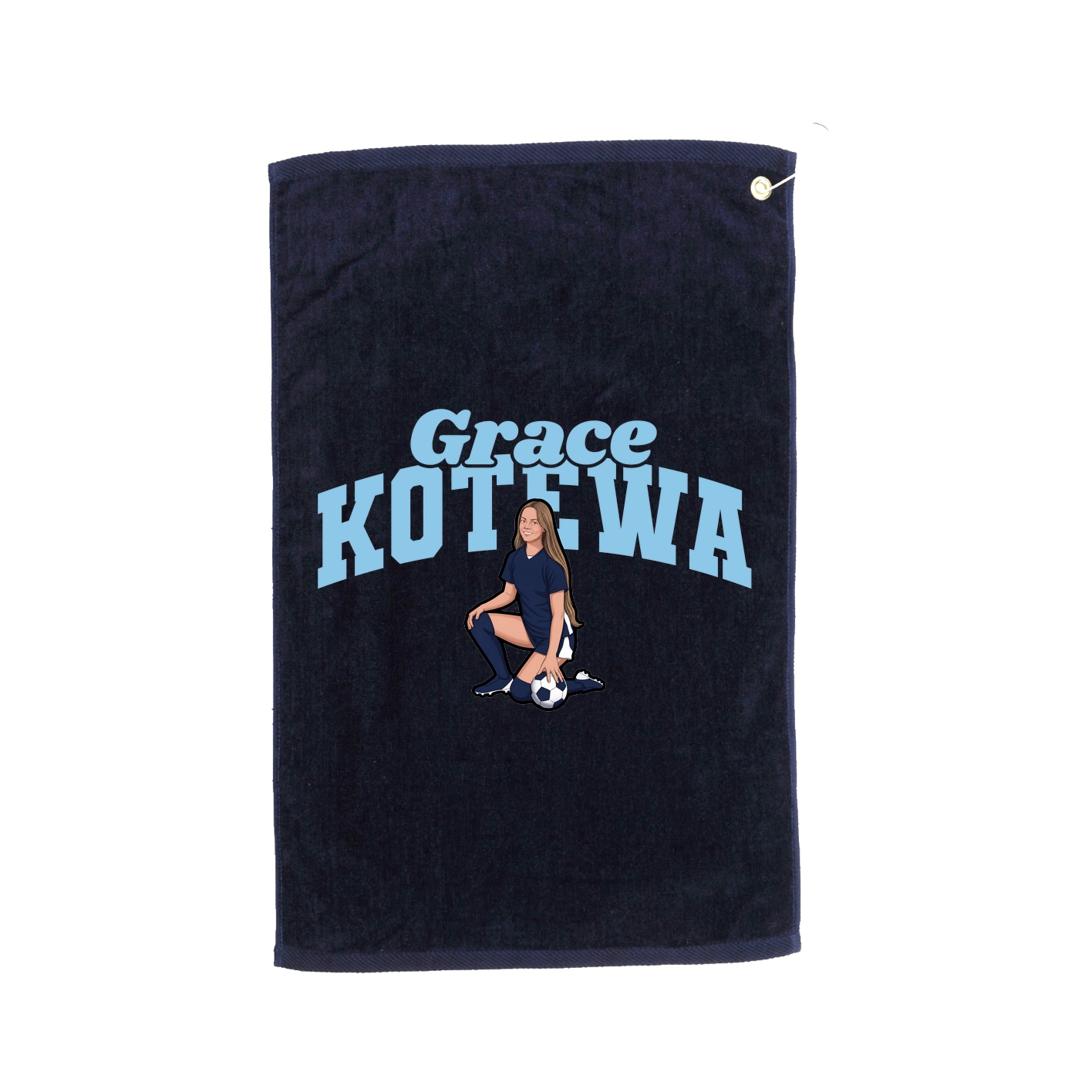 Golf Towel — Signature Arch in Navy