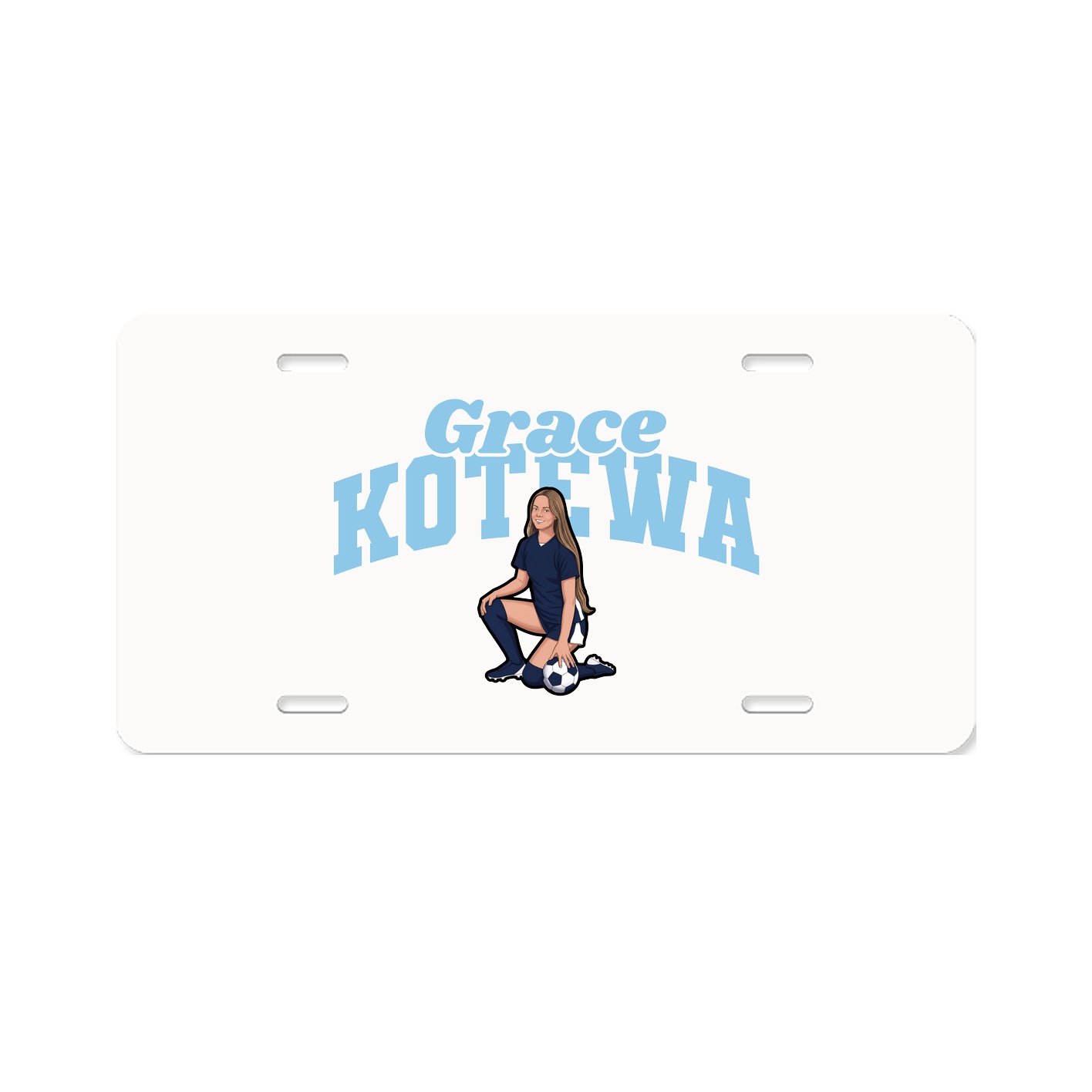 License Plate — Signature Arch in Classic