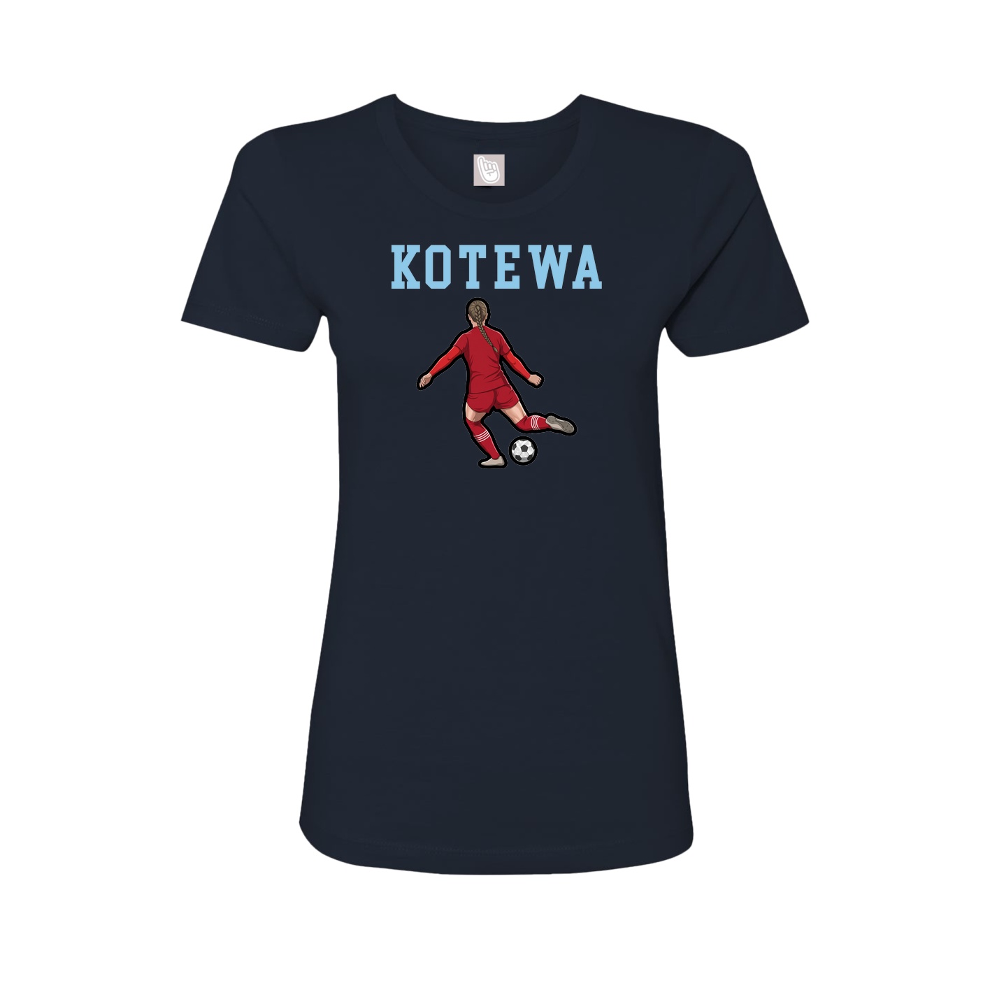Fitted Women's Tee — Shirsey in Navy