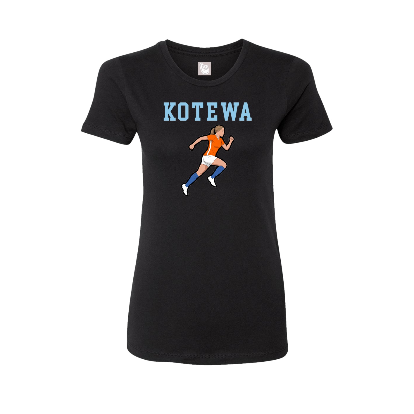 Fitted Women's Tee — Shirsey in Black