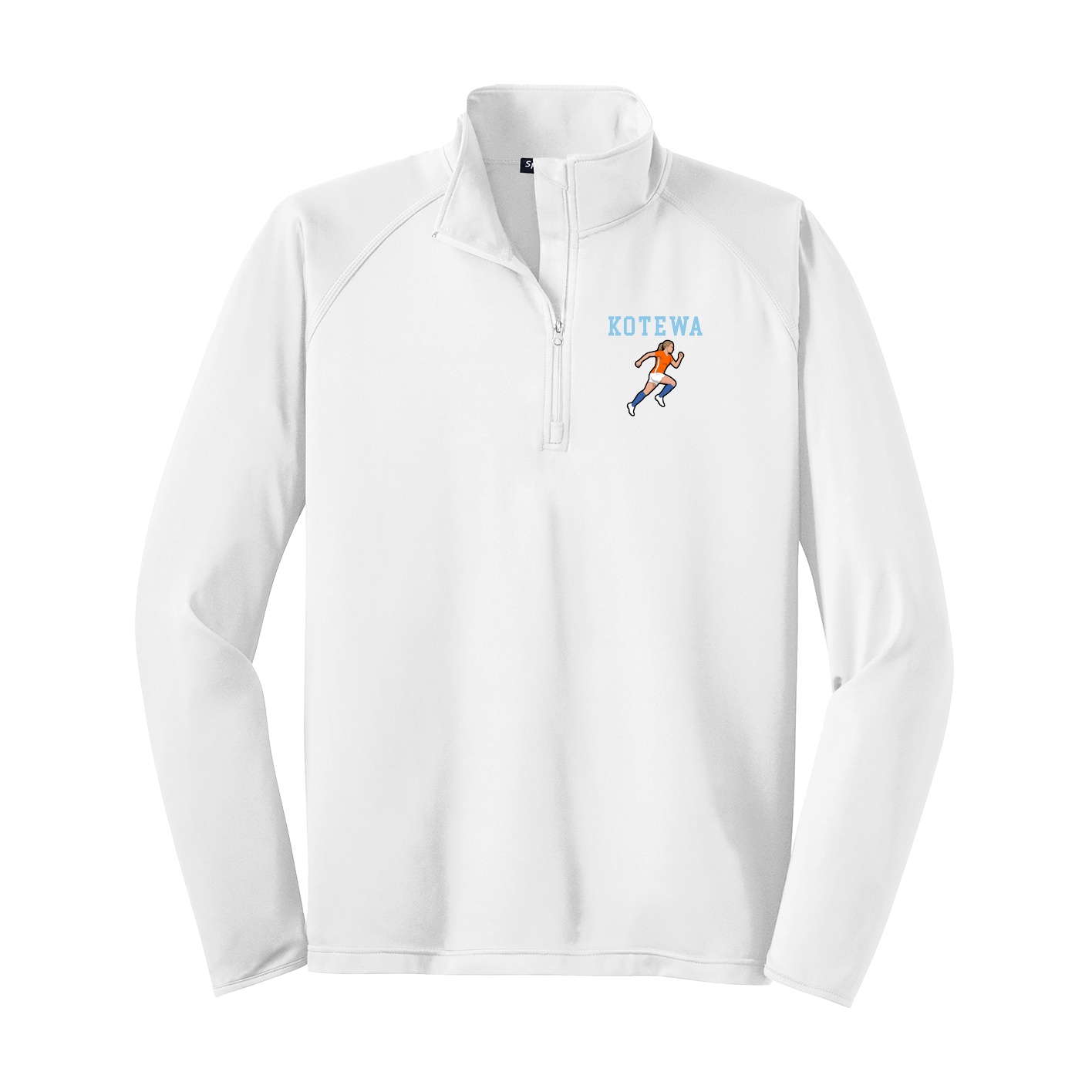 Q-Zip Pullover — Shirsey in White