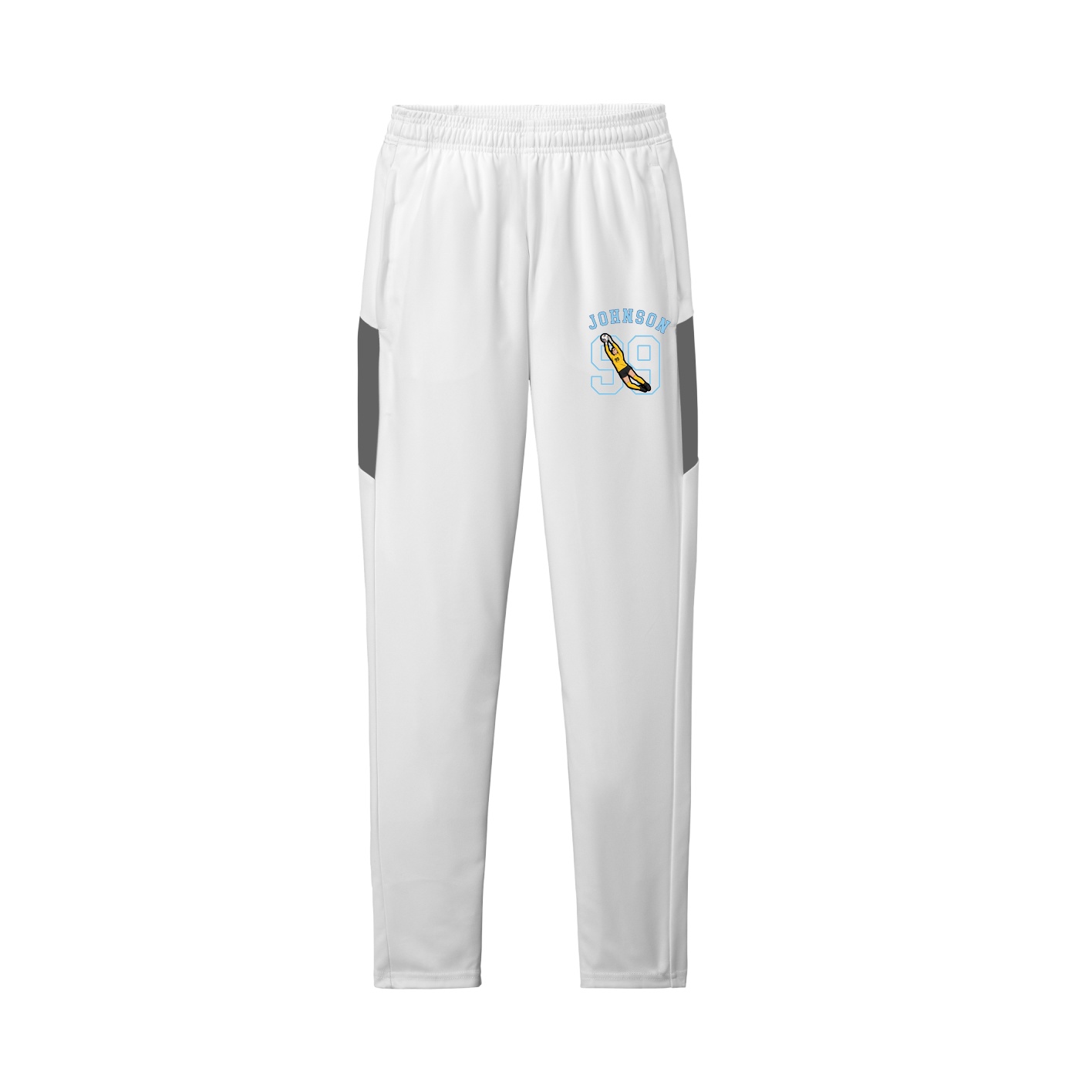 Team Travel Pant — Shirsey Arch in White/Grey