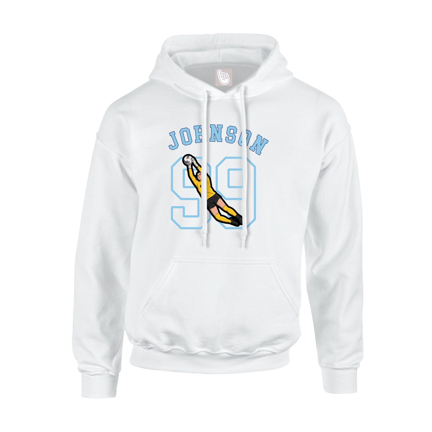 Youth Hoodie — Shirsey Arch in White