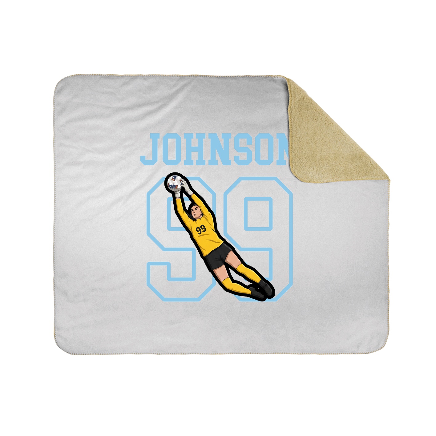 Throw Blanket — Shirsey in White