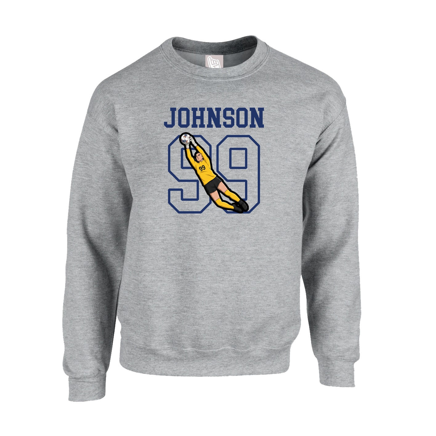 Fleece Crew — Shirsey in Grey