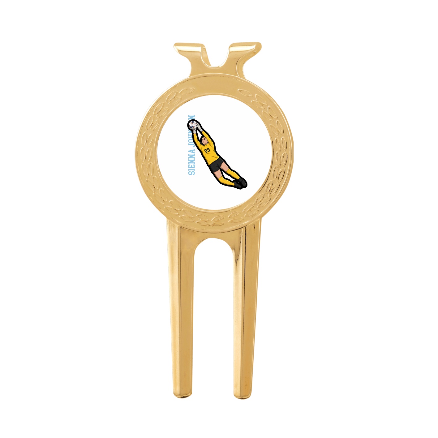 Divot Tool with Ball Marker — Name Vertical in Classic