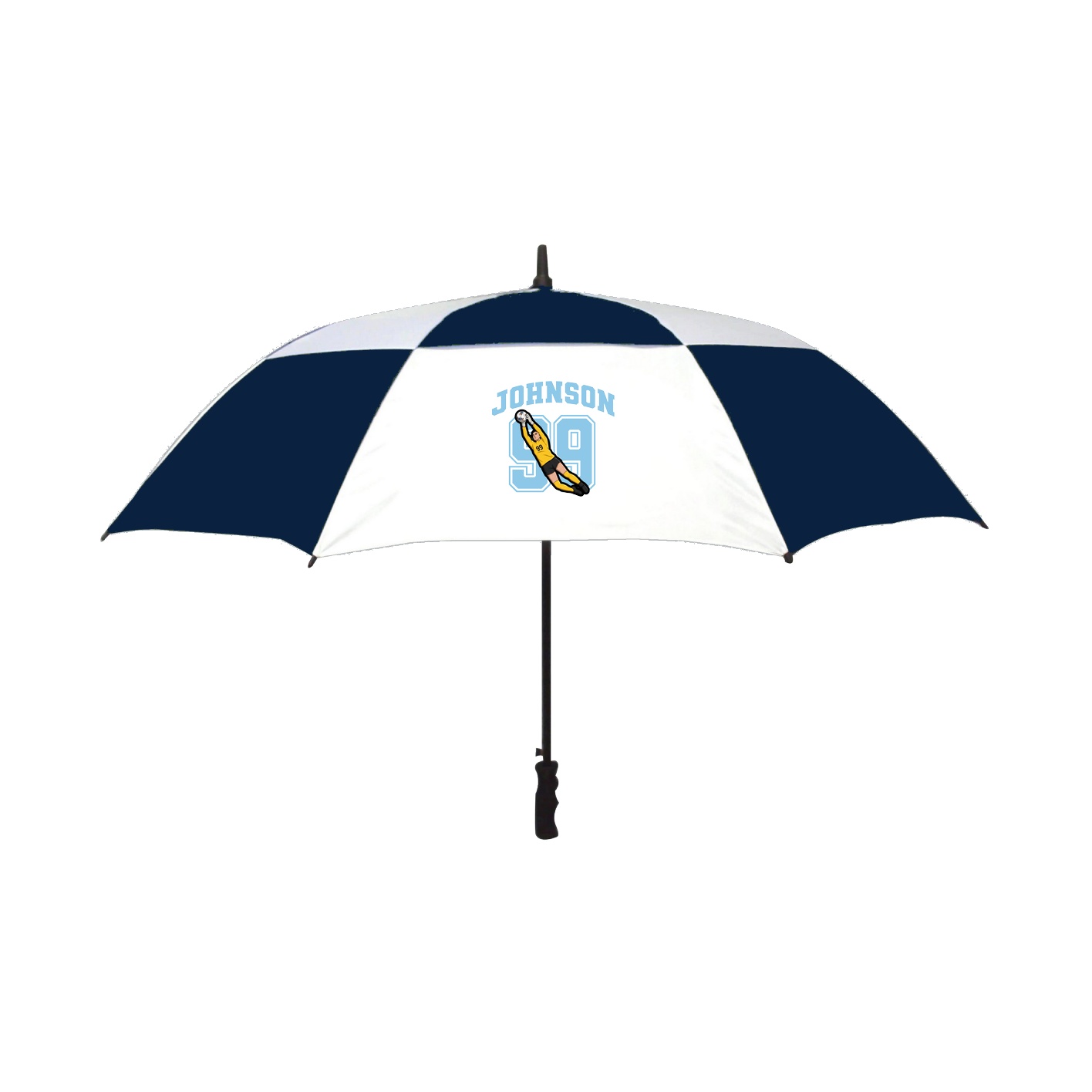 Golf Umbrella — Number in Navy