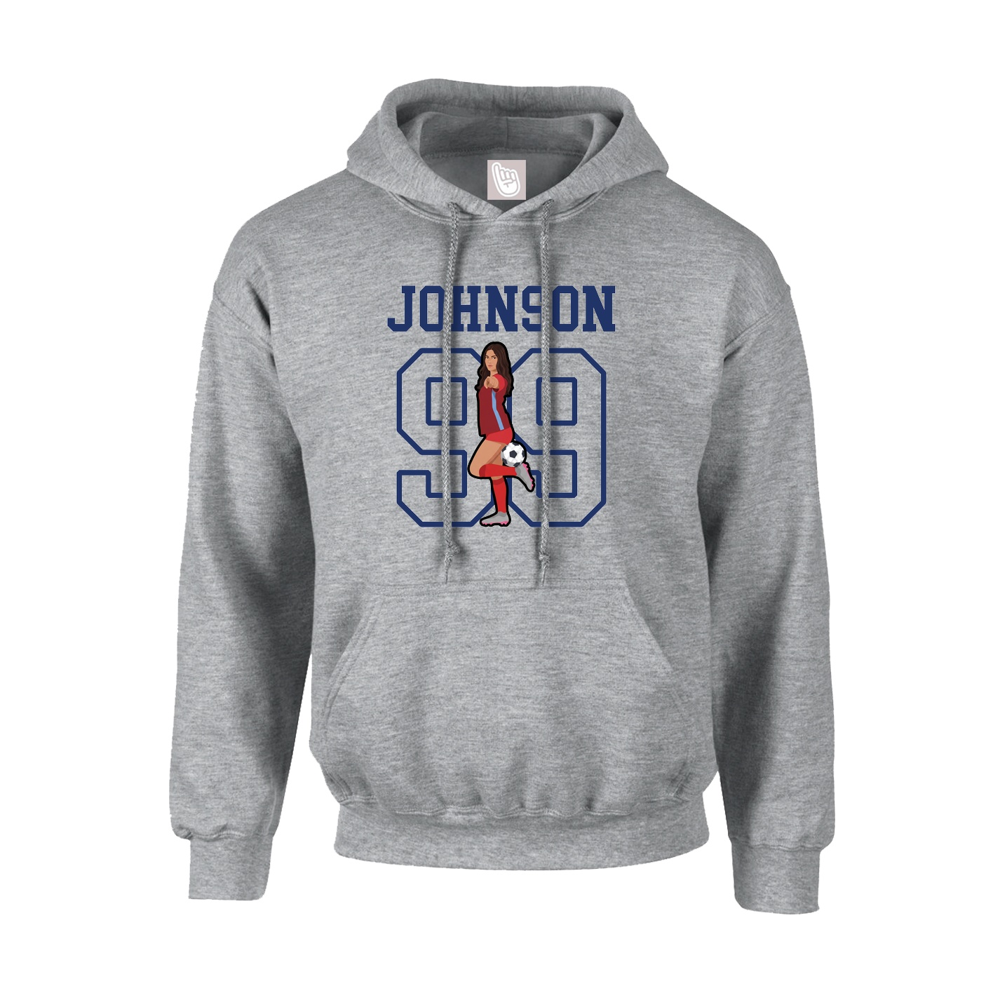 Hoodie — Shirsey in Grey