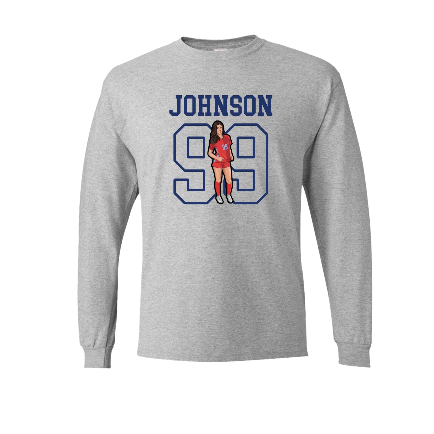 Long Sleeve Tee — Shirsey in Grey