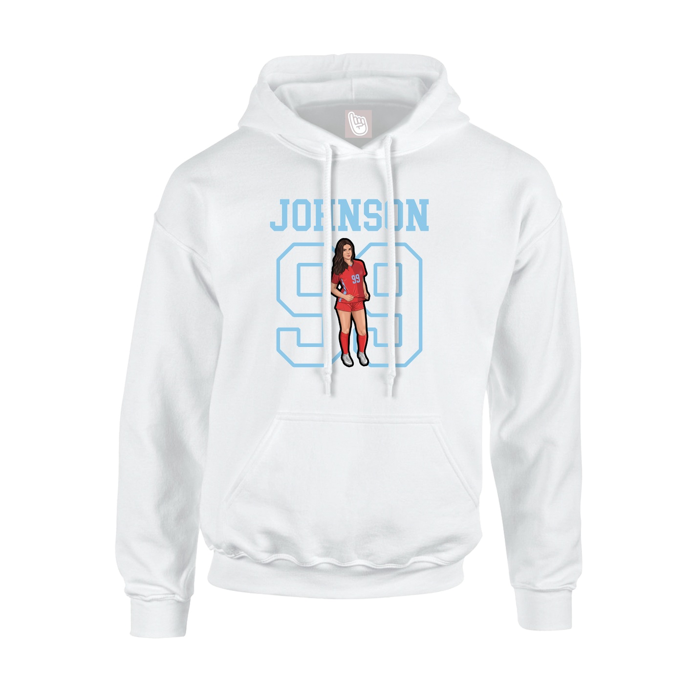 Hoodie — Shirsey in White