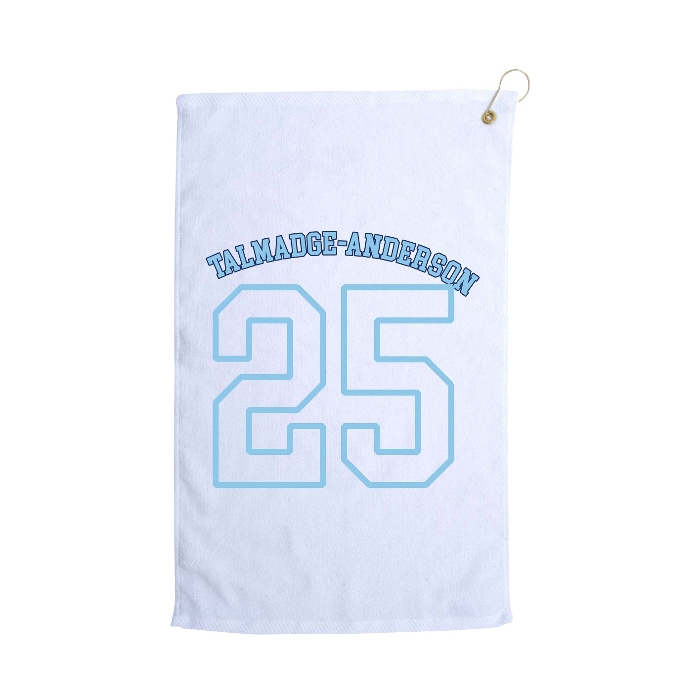 Golf Towel — Shirsey Arch in White