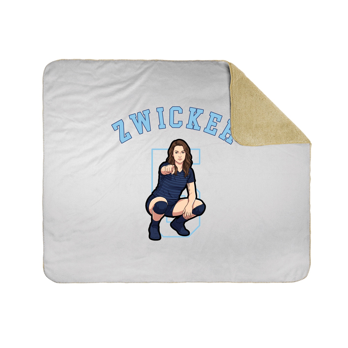 Throw Blanket — Shirsey Arch in White