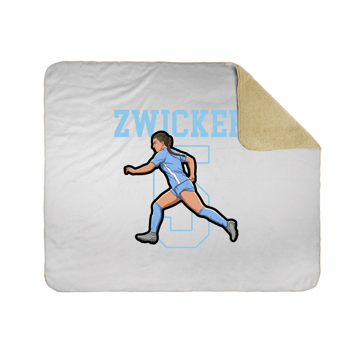 Throw Blanket — Shirsey in White