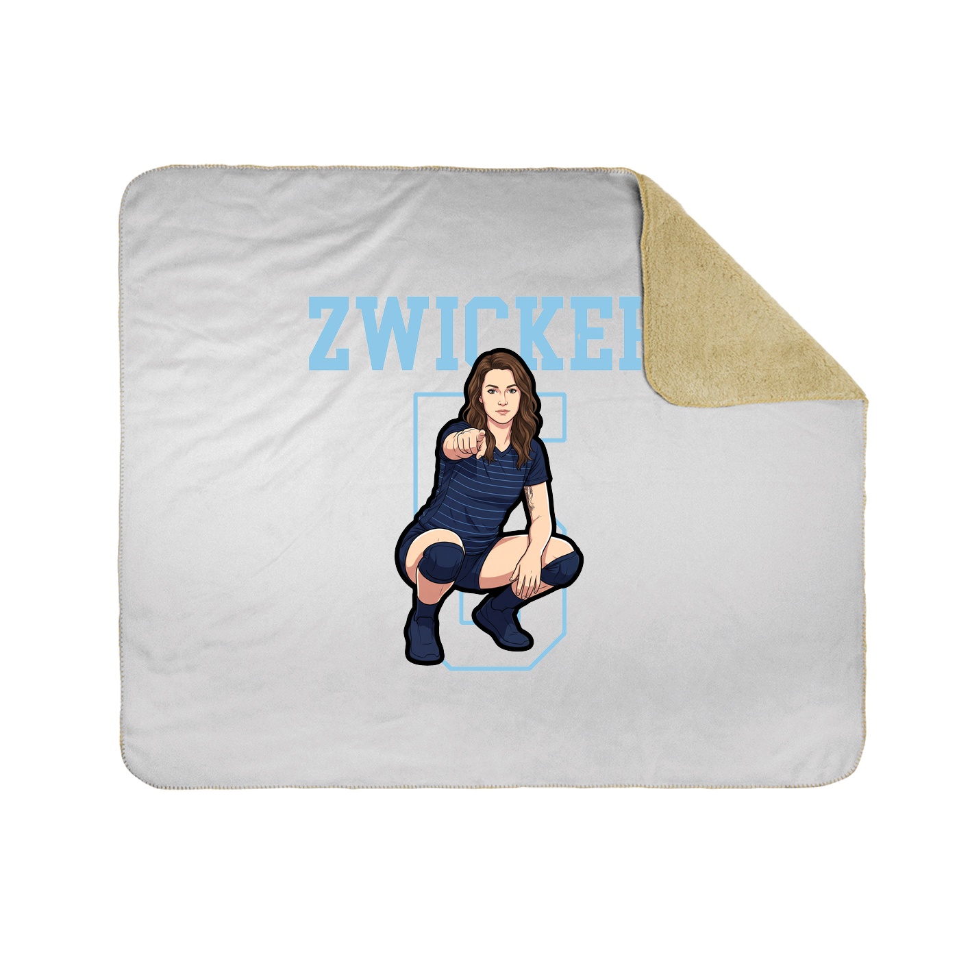 50x60 Sherpa Lined Throw Blanket