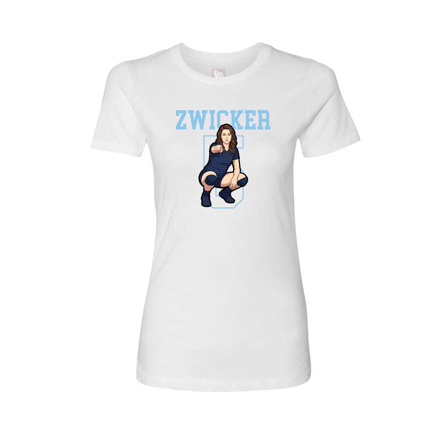 Fitted Women's Tee — Shirsey in White