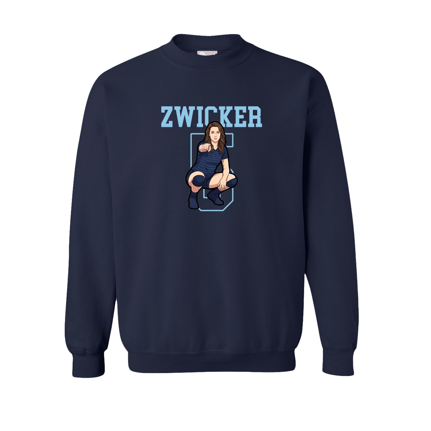 Fleece Crew — Shirsey in Navy
