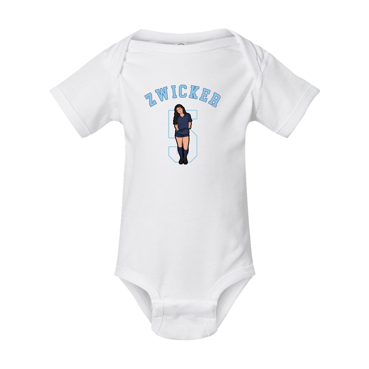 Baby Onesie — Shirsey Arch in White