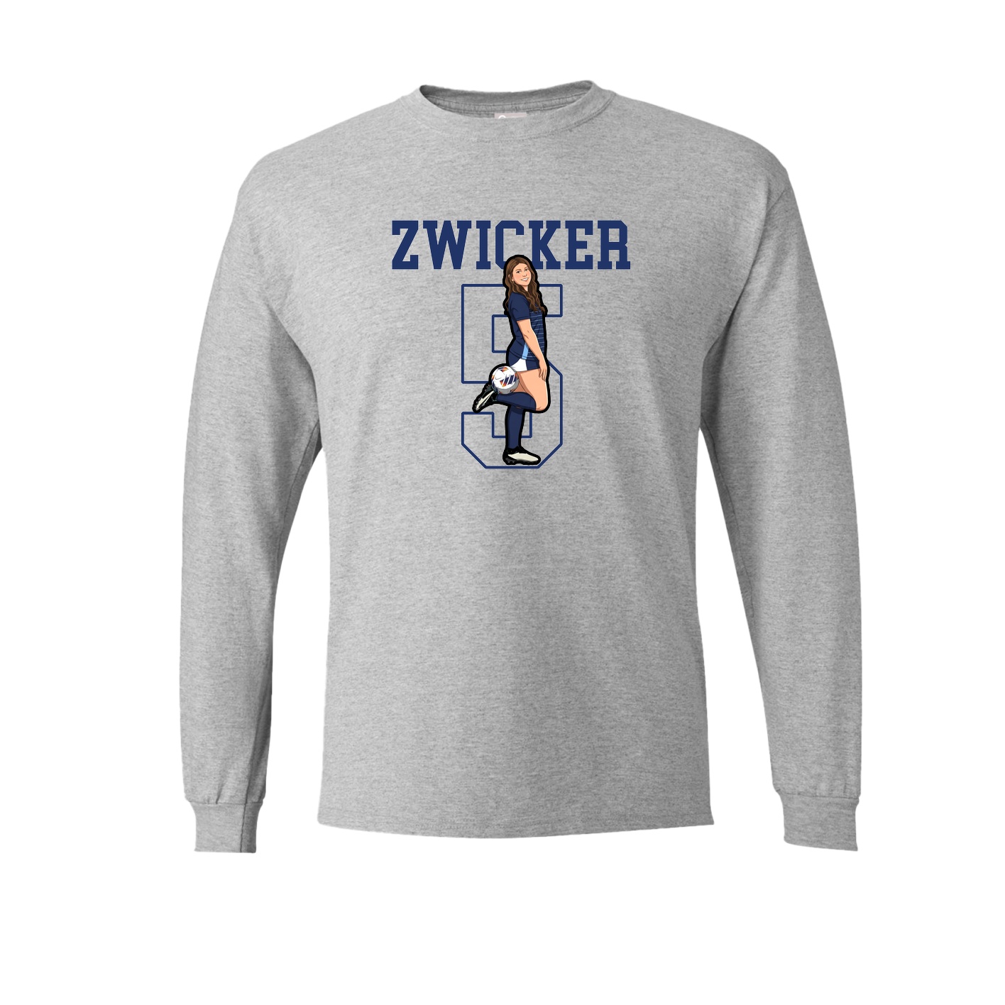 Long Sleeve Tee — Shirsey in Grey