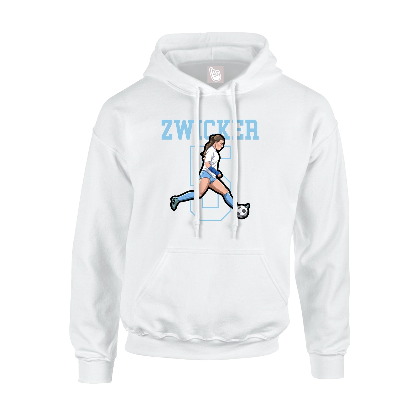 Hoodie — Shirsey in White