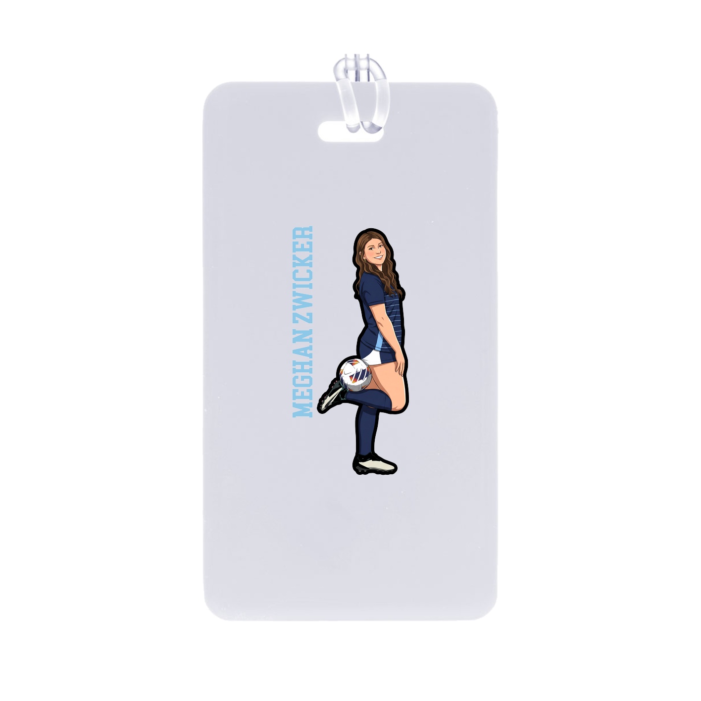 Bag Tag — Name Vertical in Classic