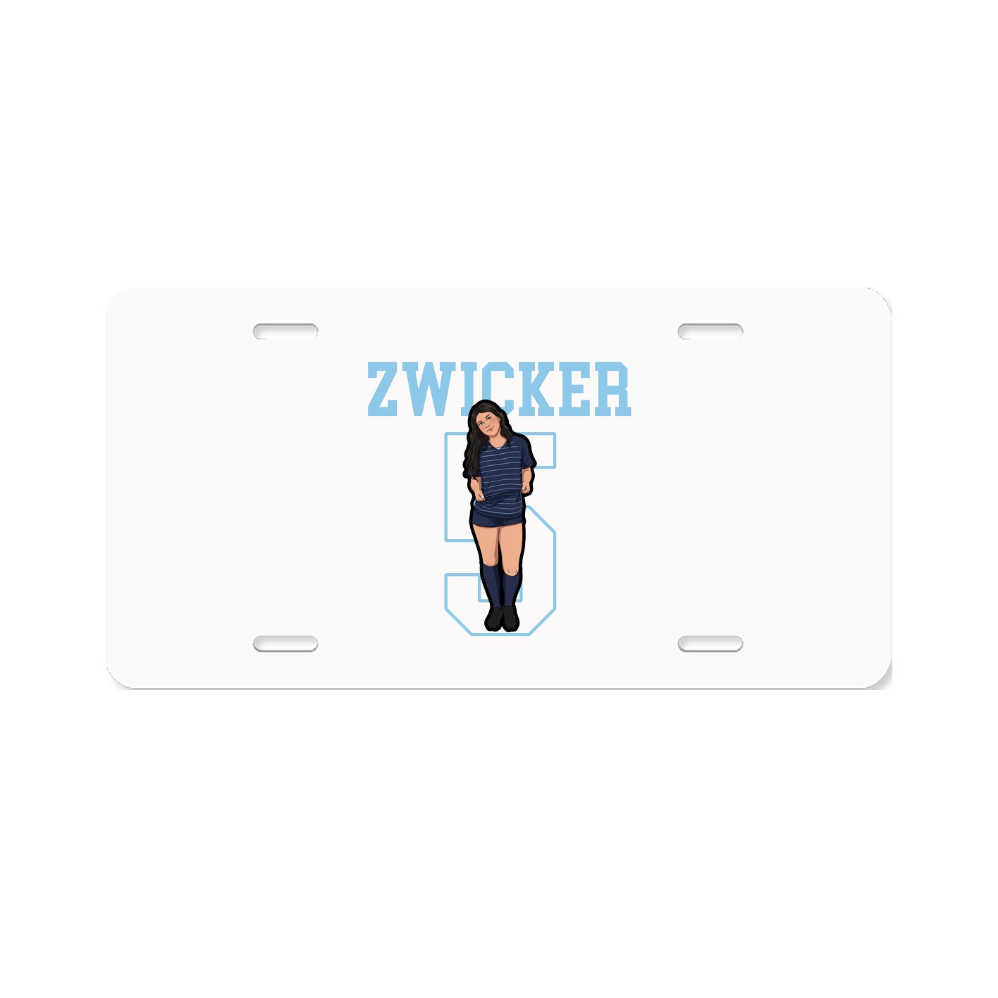 License Plate — Shirsey in Classic