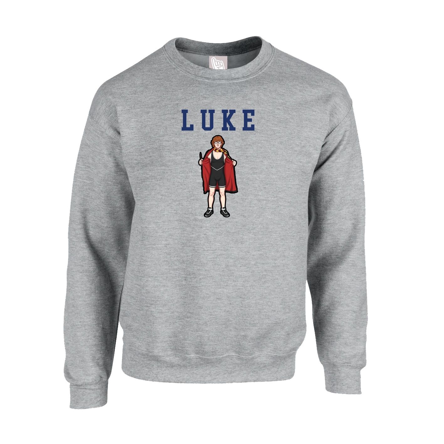 Fleece Crew — Shirsey in Grey