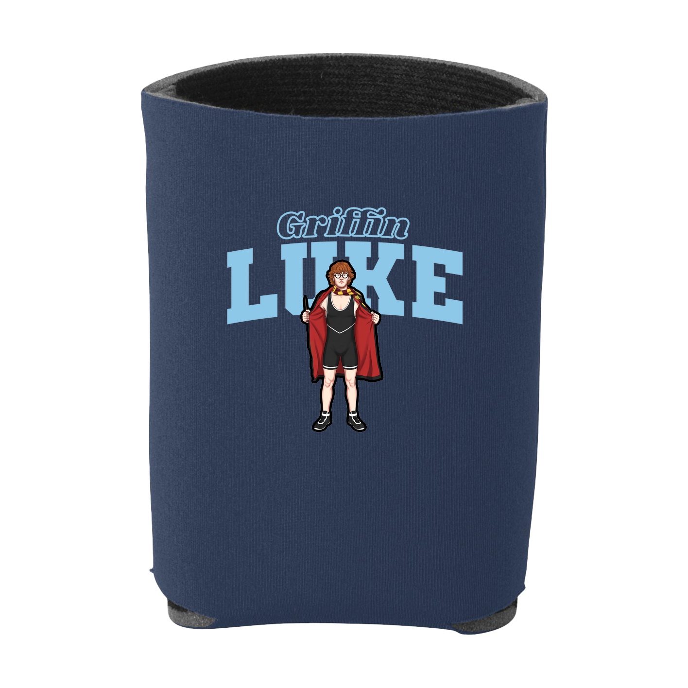 Can Holder — Name Arch in Navy