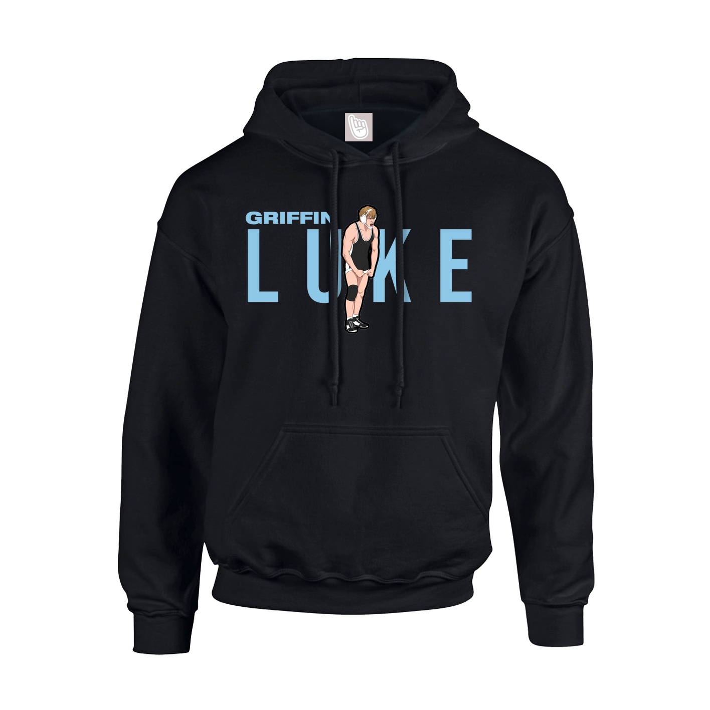 Hoodie — Player Name in Black