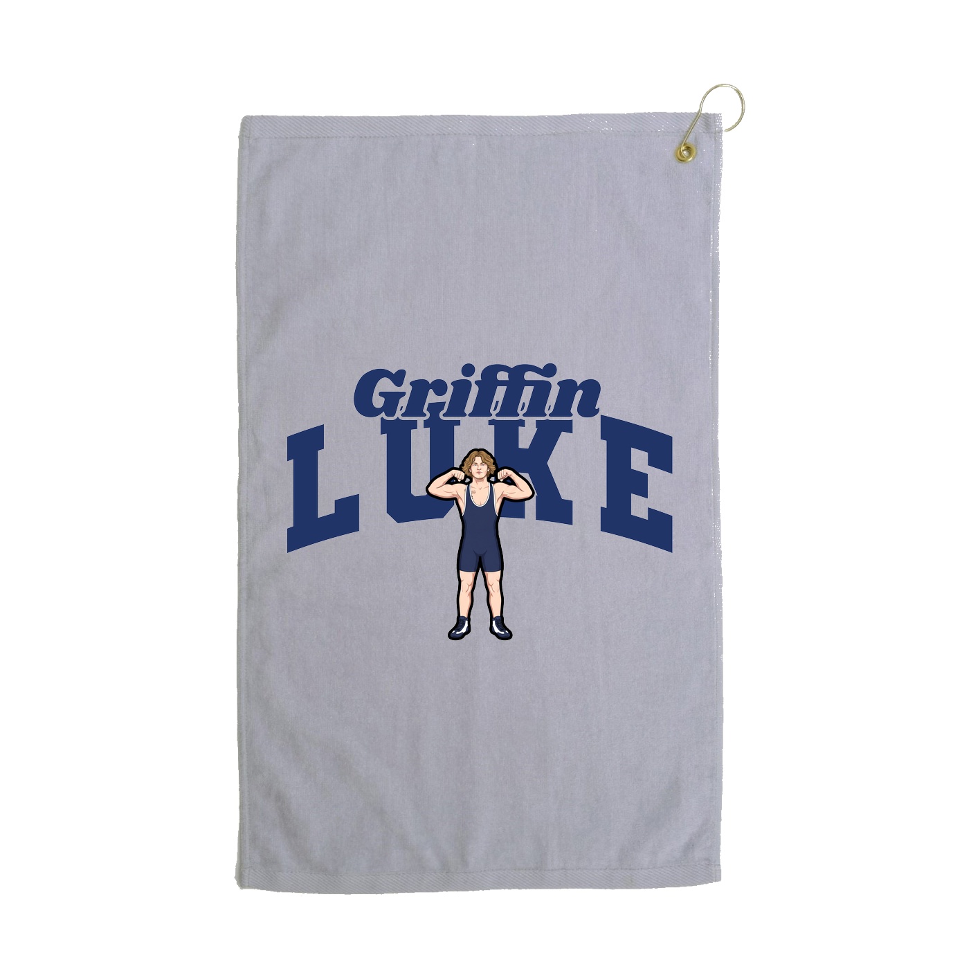 Golf Towel — Signature Arch in Grey