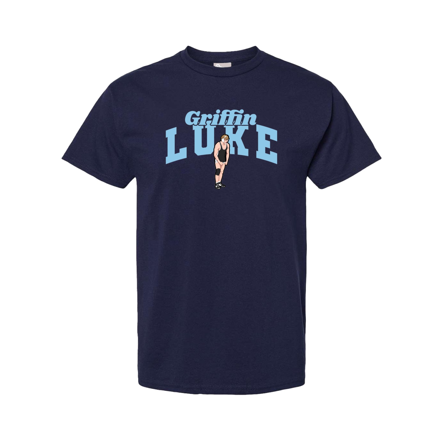 Youth Tee — Signature Arch in Navy