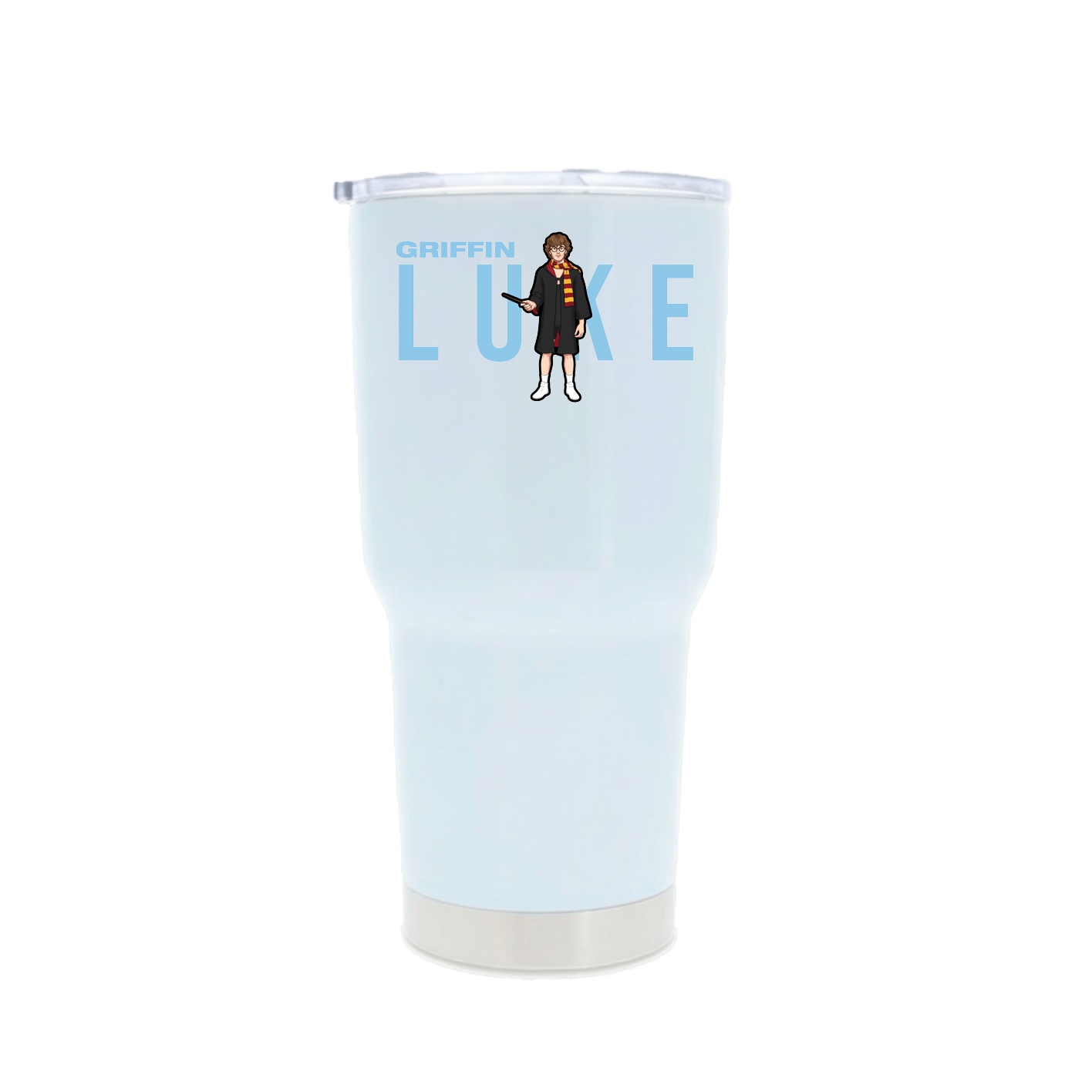 30oz Stainless Steel Tumbler — Player Name in White