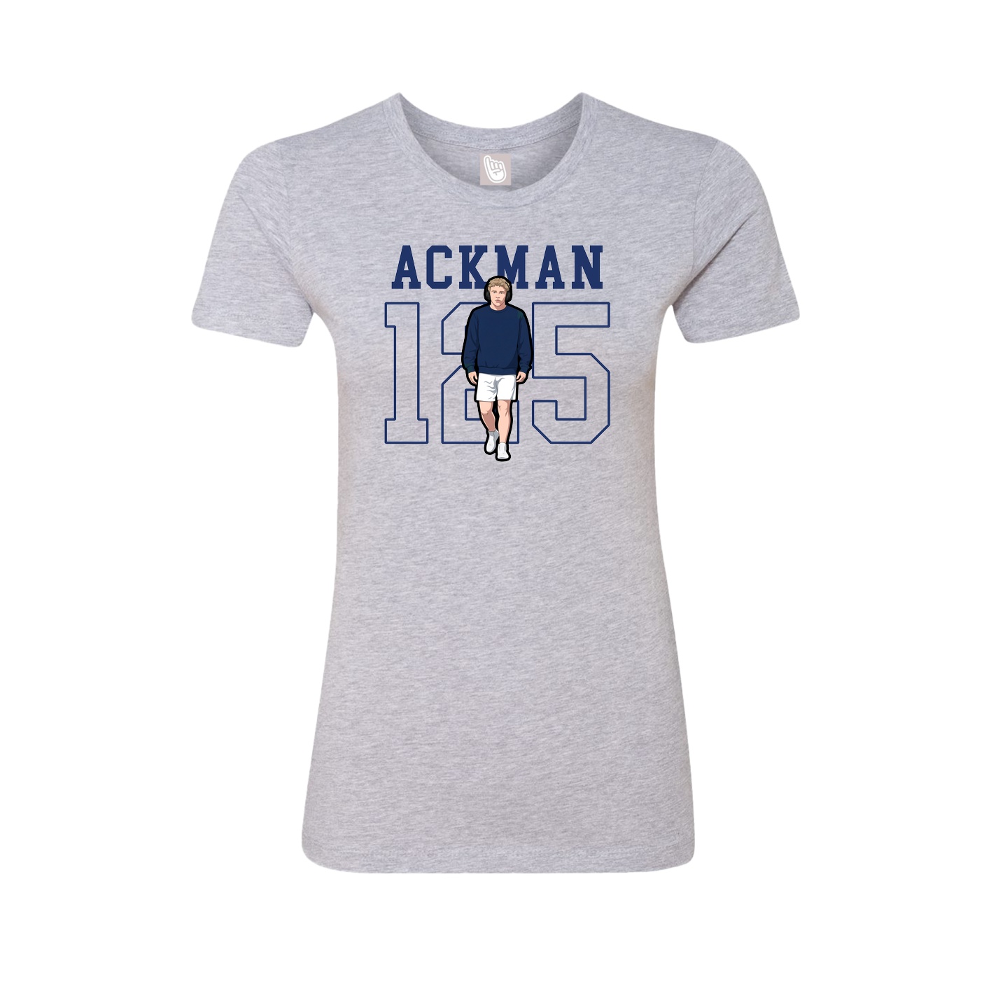 Fitted Women's Tee — Shirsey in Grey