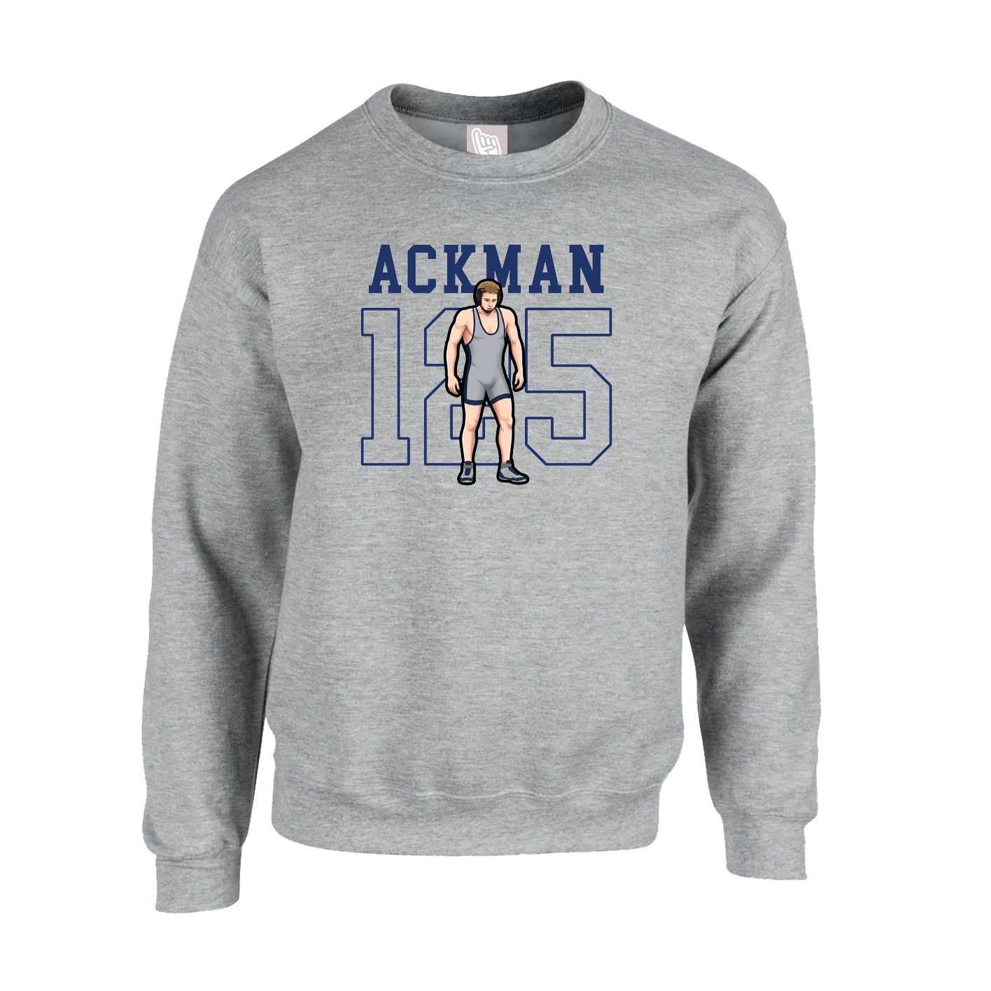Fleece Crew — Shirsey in Grey