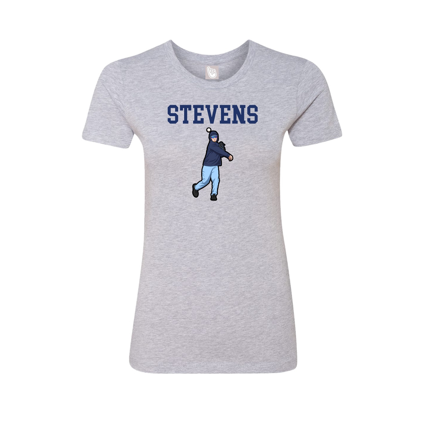 Fitted Women's Tee — Shirsey in Grey