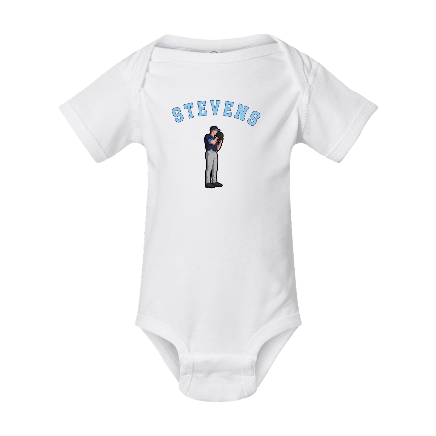 Baby Onesie — Shirsey Arch in White