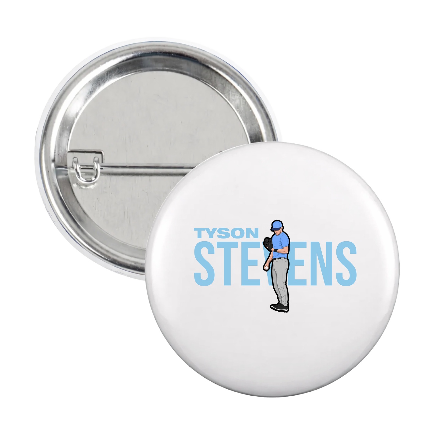 Game Day Button — Player Name in White