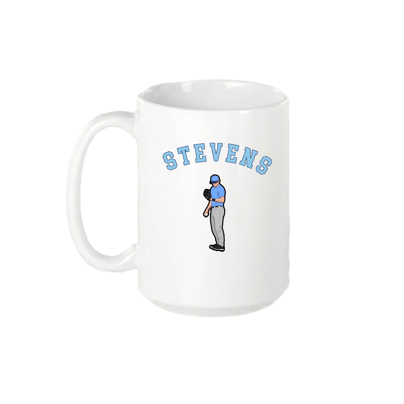 15oz Coffee Mug — Shirsey Arch in White