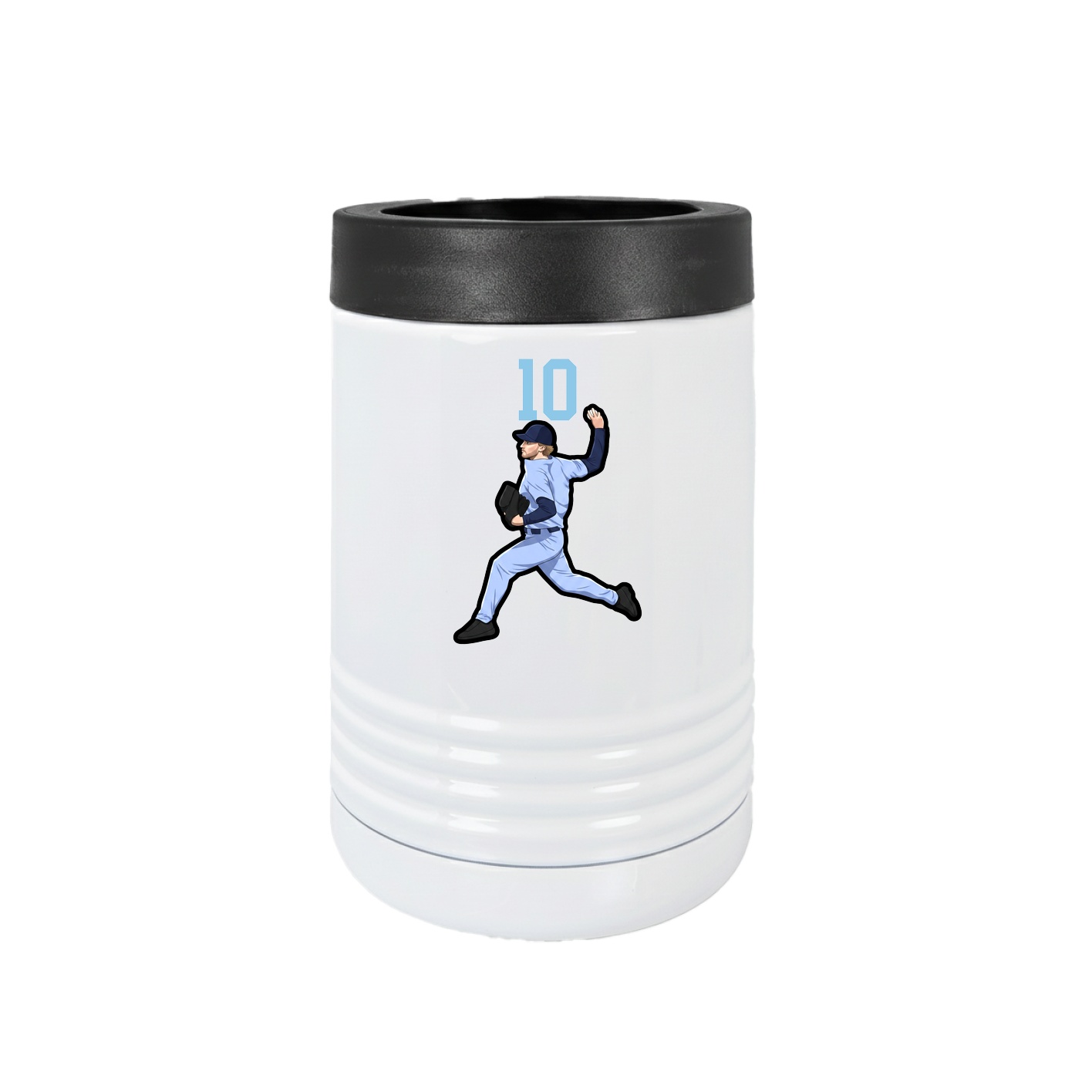 Beverage Holder — Number Top in White