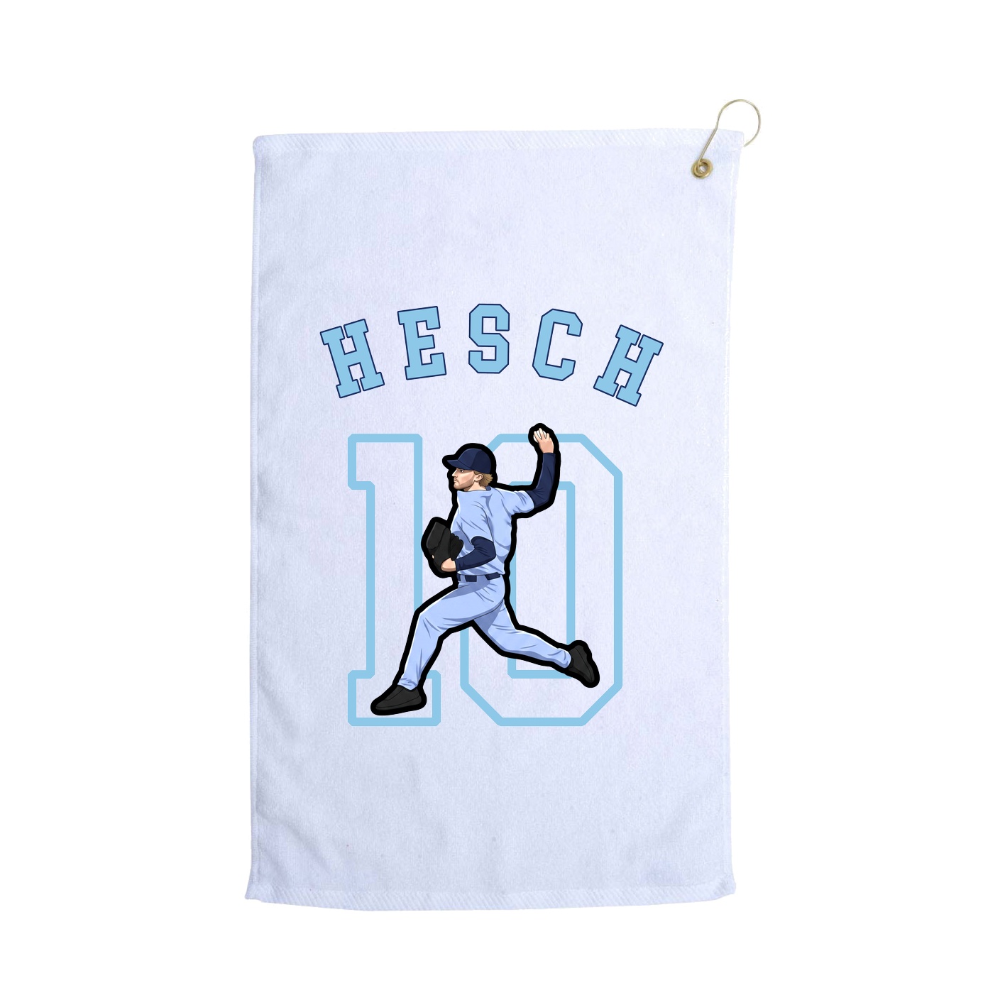 Golf Towel — Shirsey Arch in White