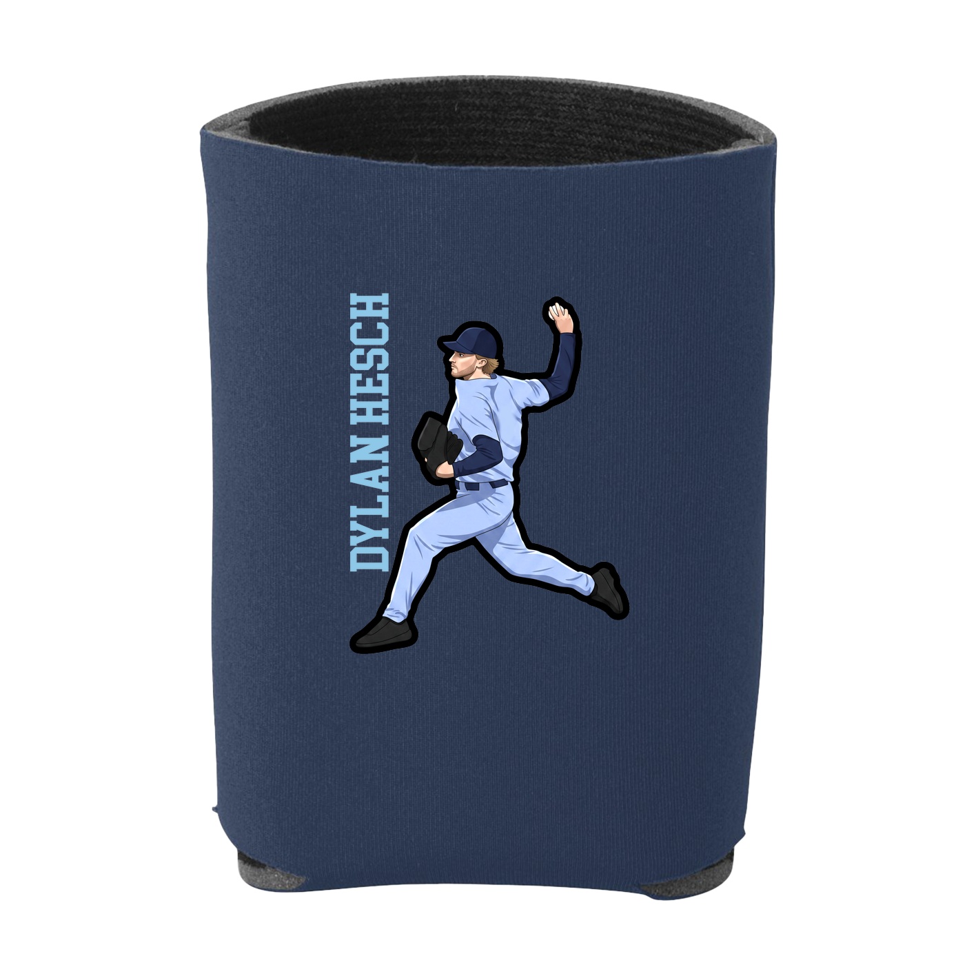 Can Holder — Name Vertical in Navy