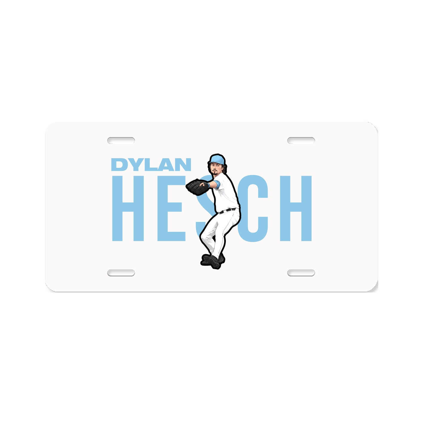 License Plate — Player Name in Classic